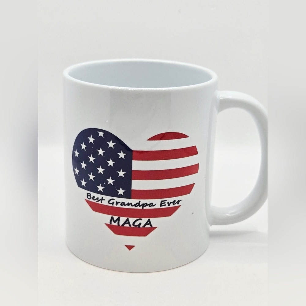 Donald‎ Trump Best Grandpa Funny Coffee Mug Great Gift Cup 11oz